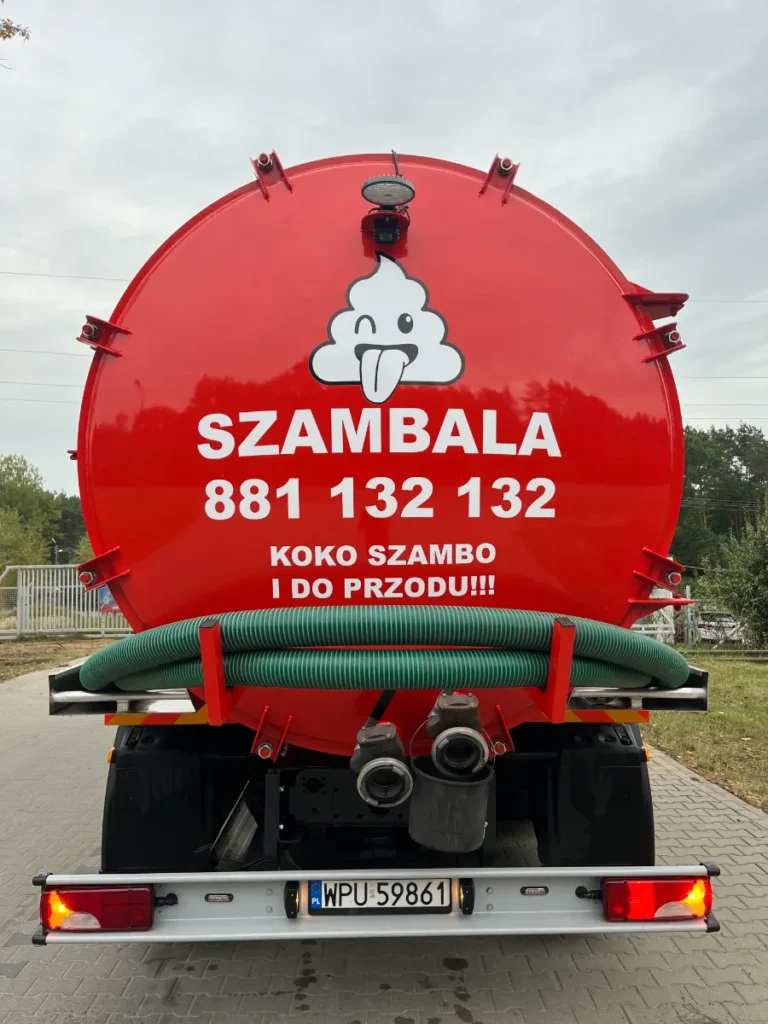 Wywóz szamba Nieporęt 5 Szambiarka firmy Szambala